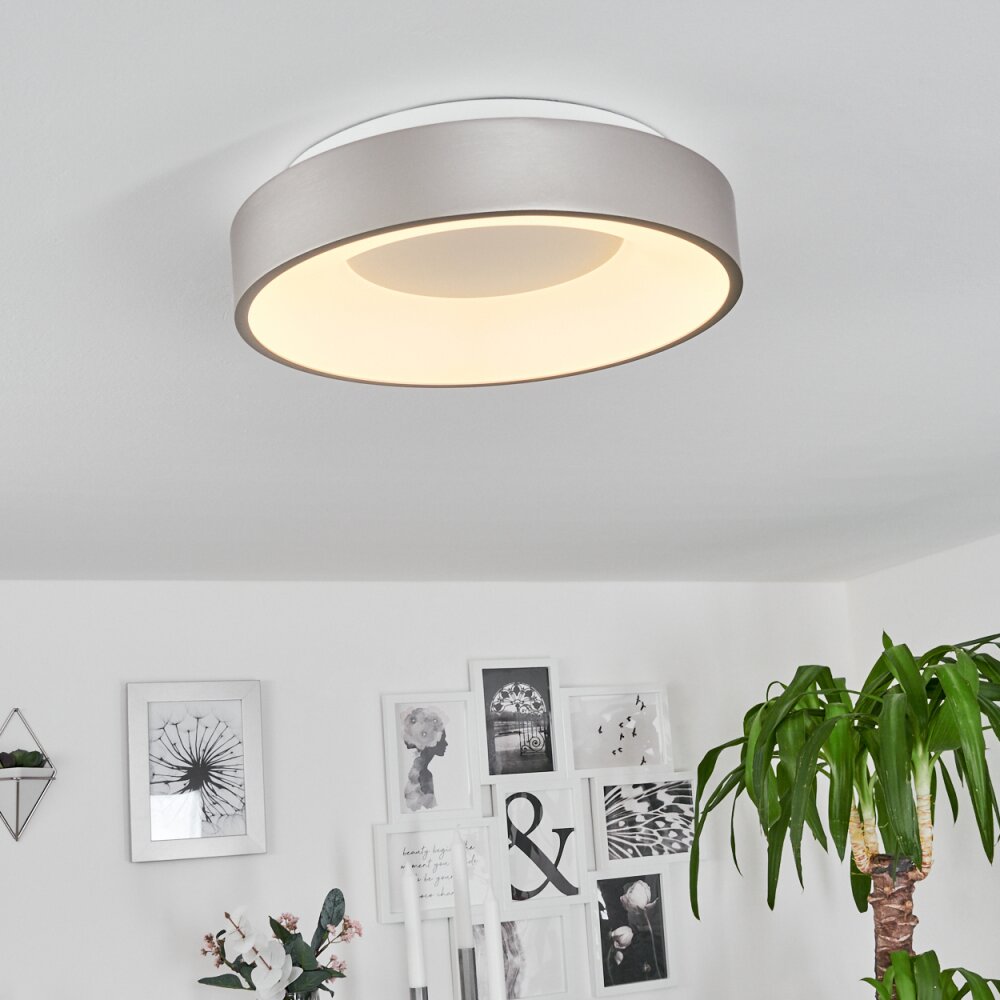 PLAYAS Ceiling Light LED silver, white, 1-light source