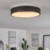 PLAYAS Ceiling Light LED black, white, 1-light source