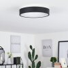 PLAYAS Ceiling Light LED black, white, 1-light source