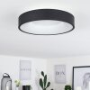 PLAYAS Ceiling Light LED black, white, 1-light source