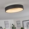 PLAYAS Ceiling Light LED black, white, 1-light source