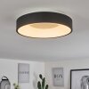 PLAYAS Ceiling Light LED black, white, 1-light source