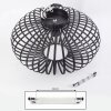 NOMENOME Ceiling Light black, 1-light source