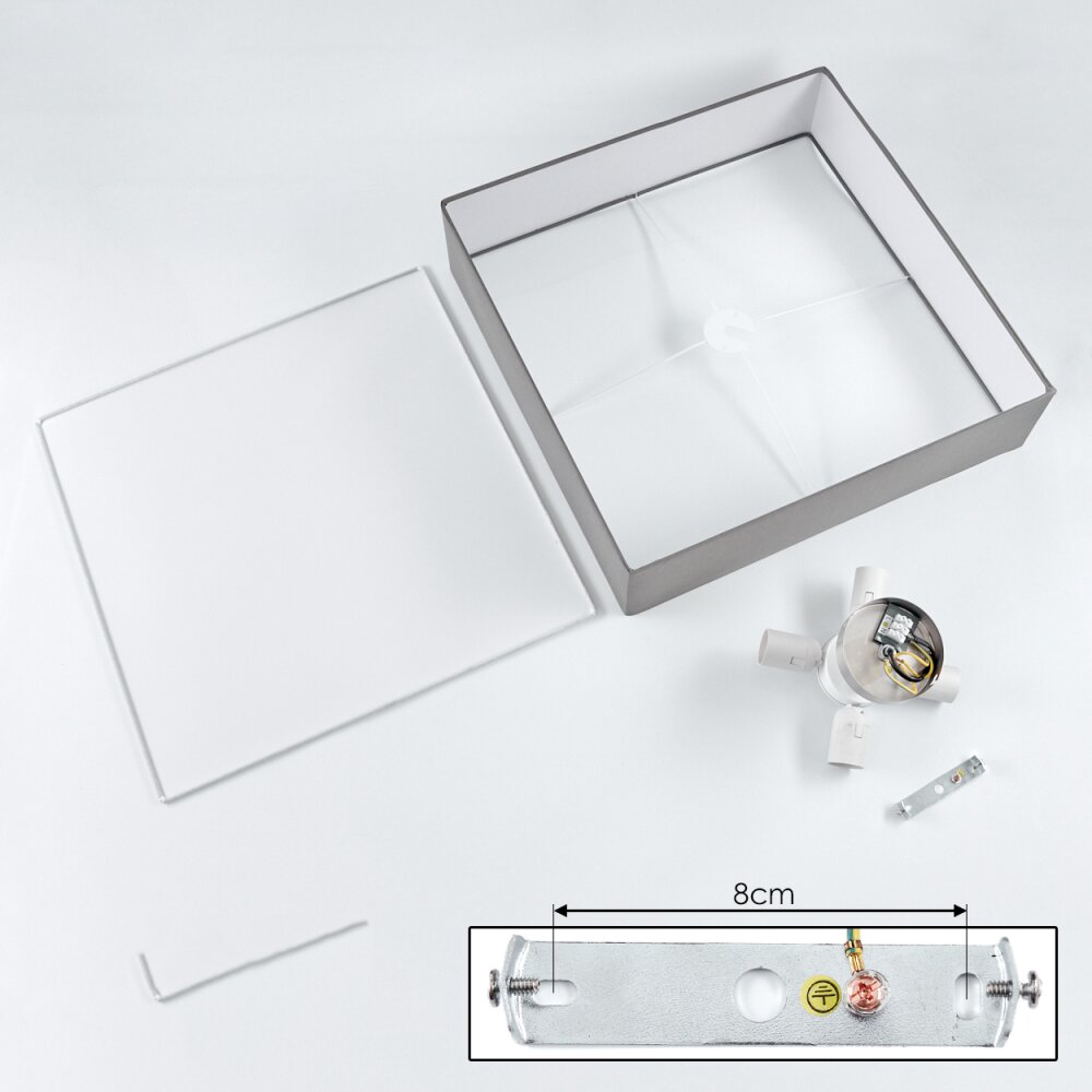 TABOGA Ceiling Light matt nickel, 4-light sources
