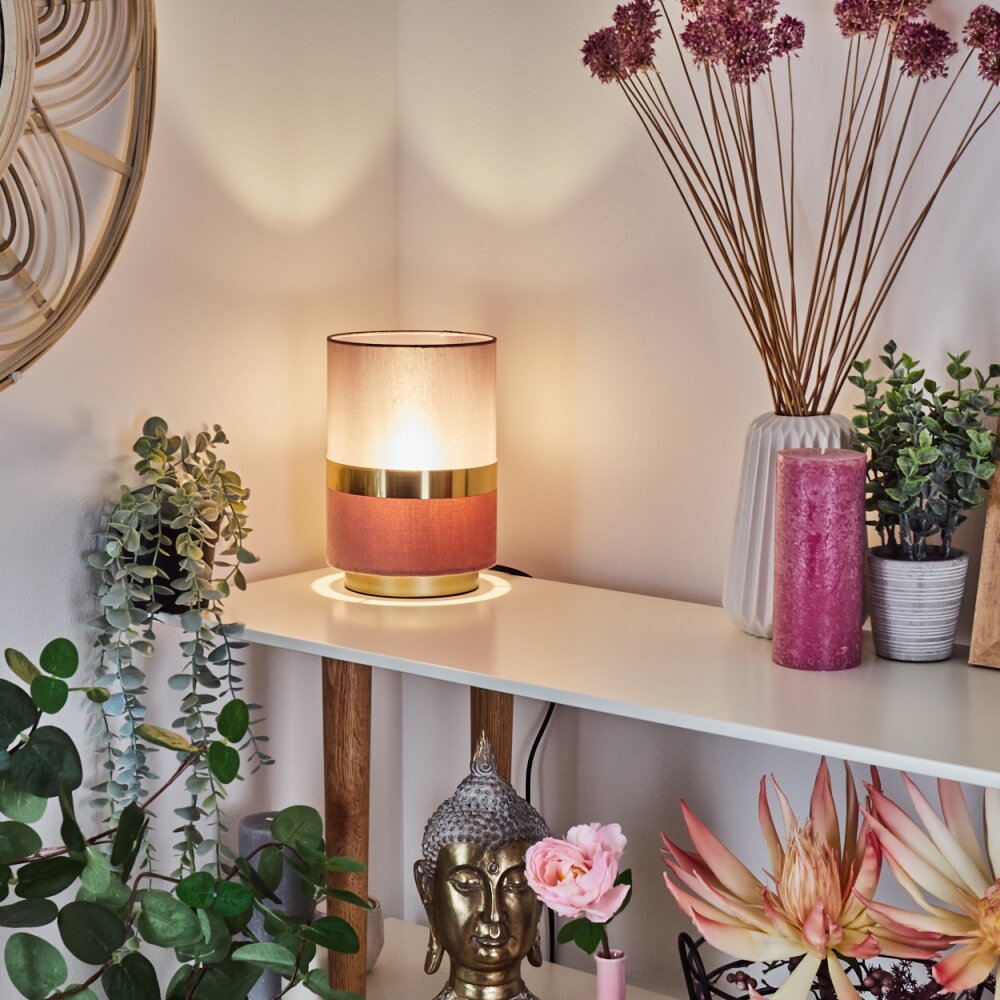 WEILER Table lamp gold, 1-light source