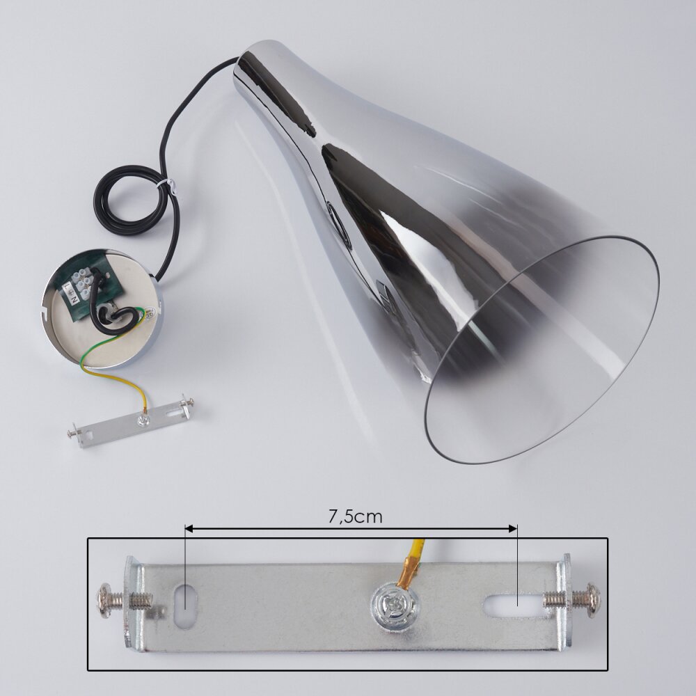 REHULA Pendant Light chrome, 1-light source