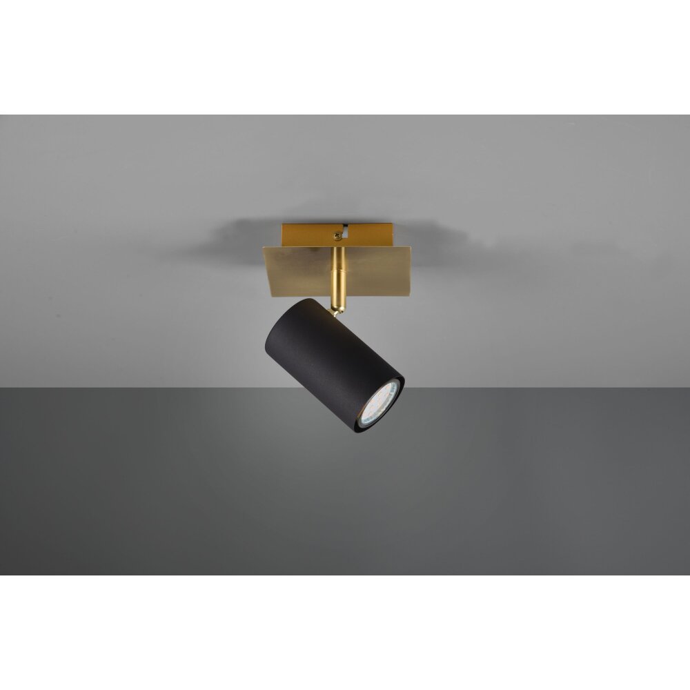 Trio MARLEY Wall Light black-gold, 1-light source