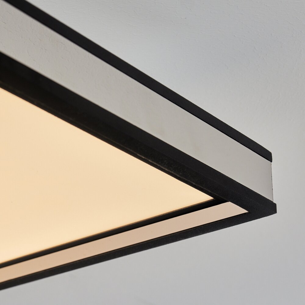 NABBAS Ceiling Light LED black, 1-light source, Remote control