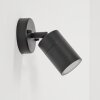 CORNEDA Outdoor Wall Light black, 1-light source