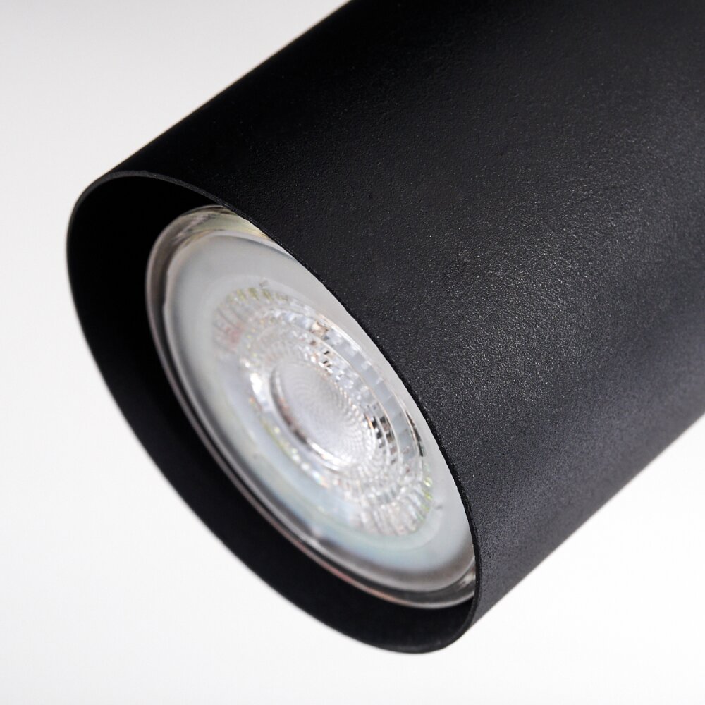 ZUOZ Ceiling Light chrome, black, 4-light sources