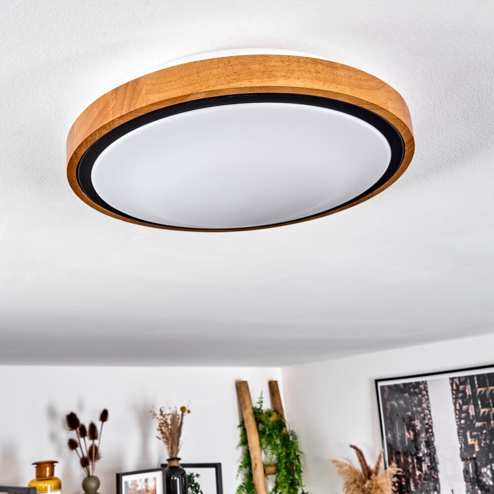 SOBREDO Ceiling Light LED Ecru, black, white, 1-light source