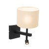 Steinhauer STANG Wall Light black, 1-light source