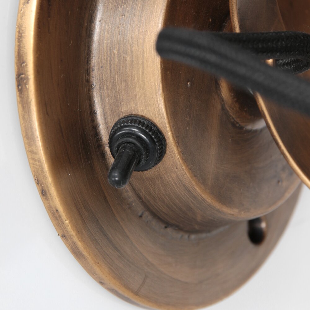 Steinhauer SPROCKET Wall Light bronze, 1-light source