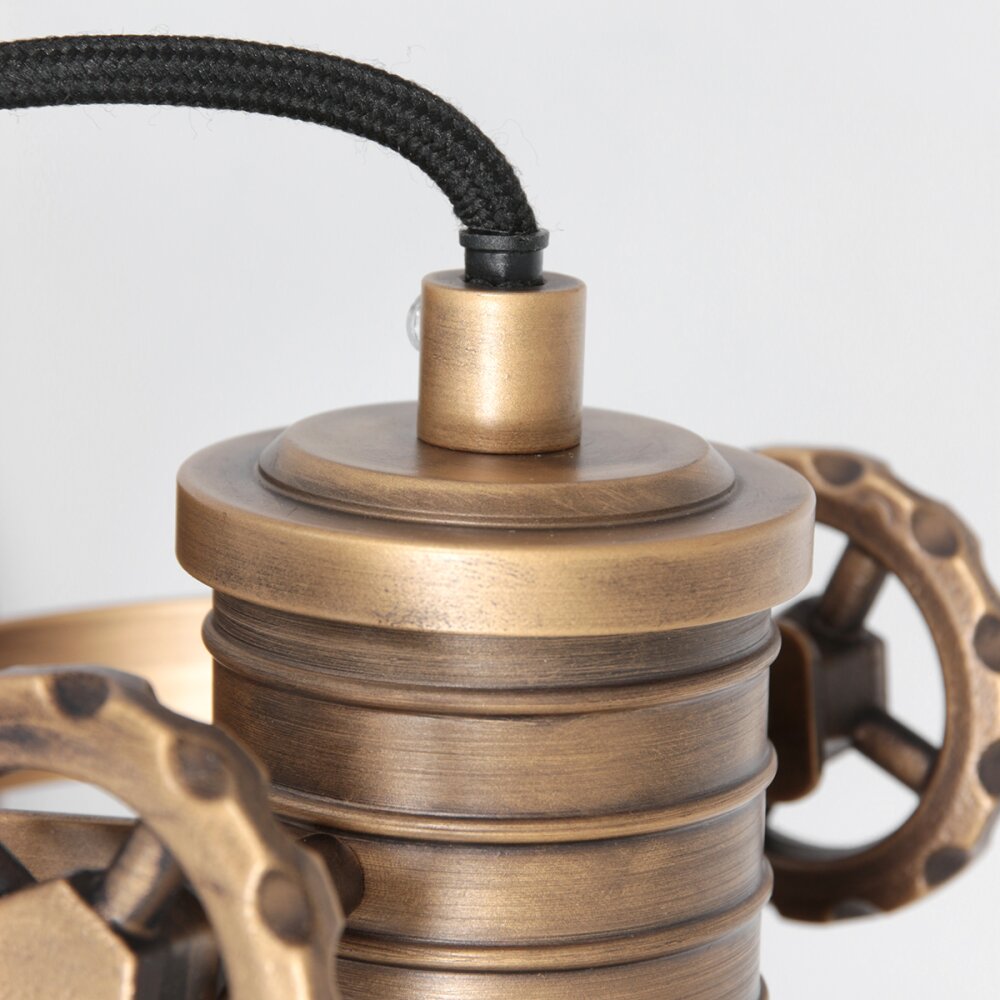 Steinhauer SPROCKET Wall Light bronze, 1-light source