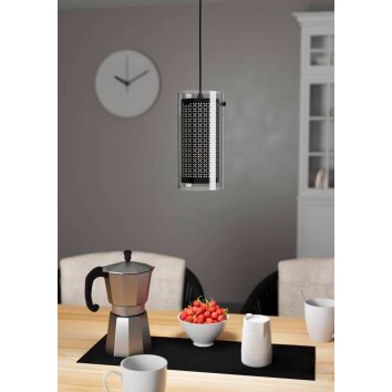 Eglo PINTO TEXTIL Pendant Light black, 1-light source