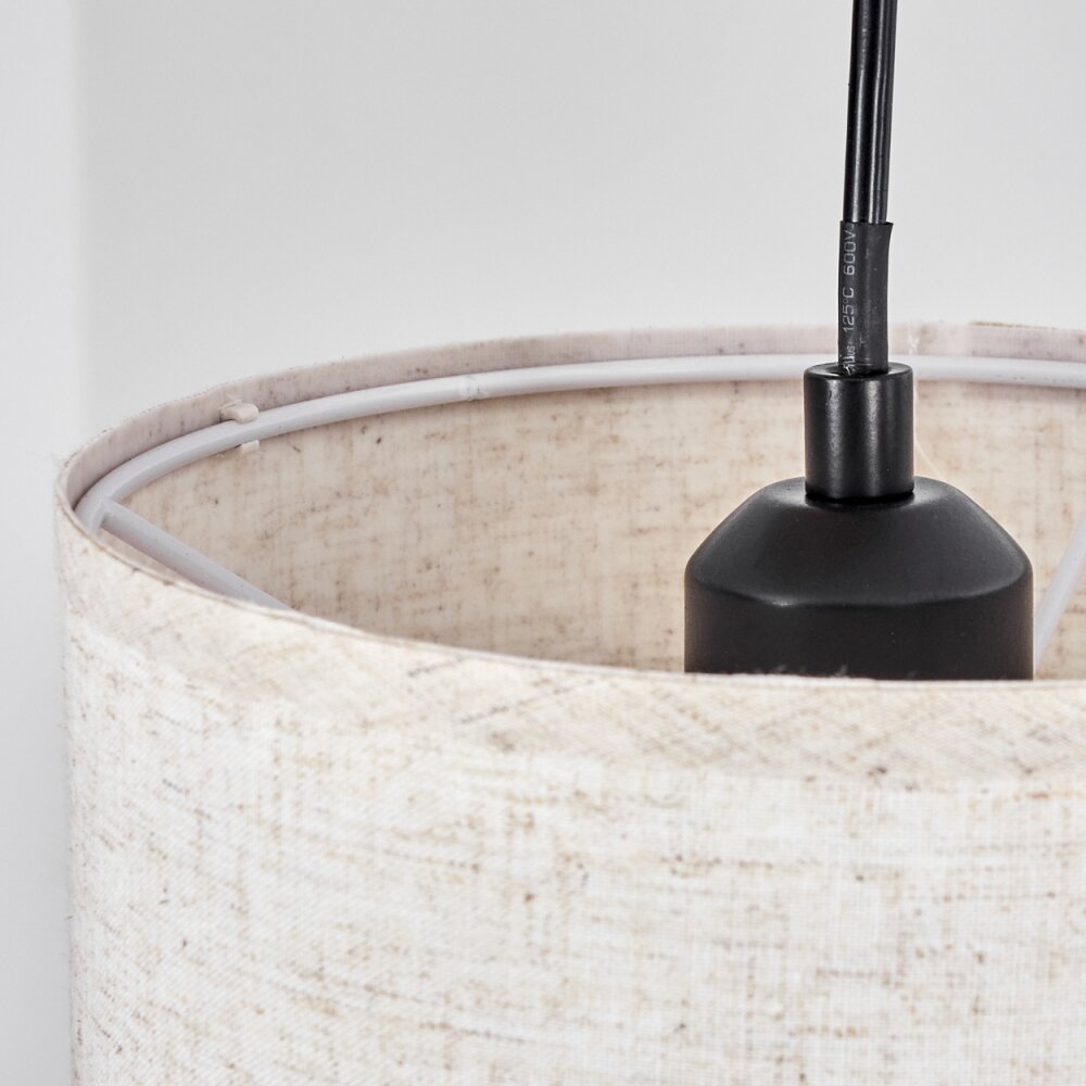 PERDIGUEIRA Pendant Light Ecru, black, 3-light sources