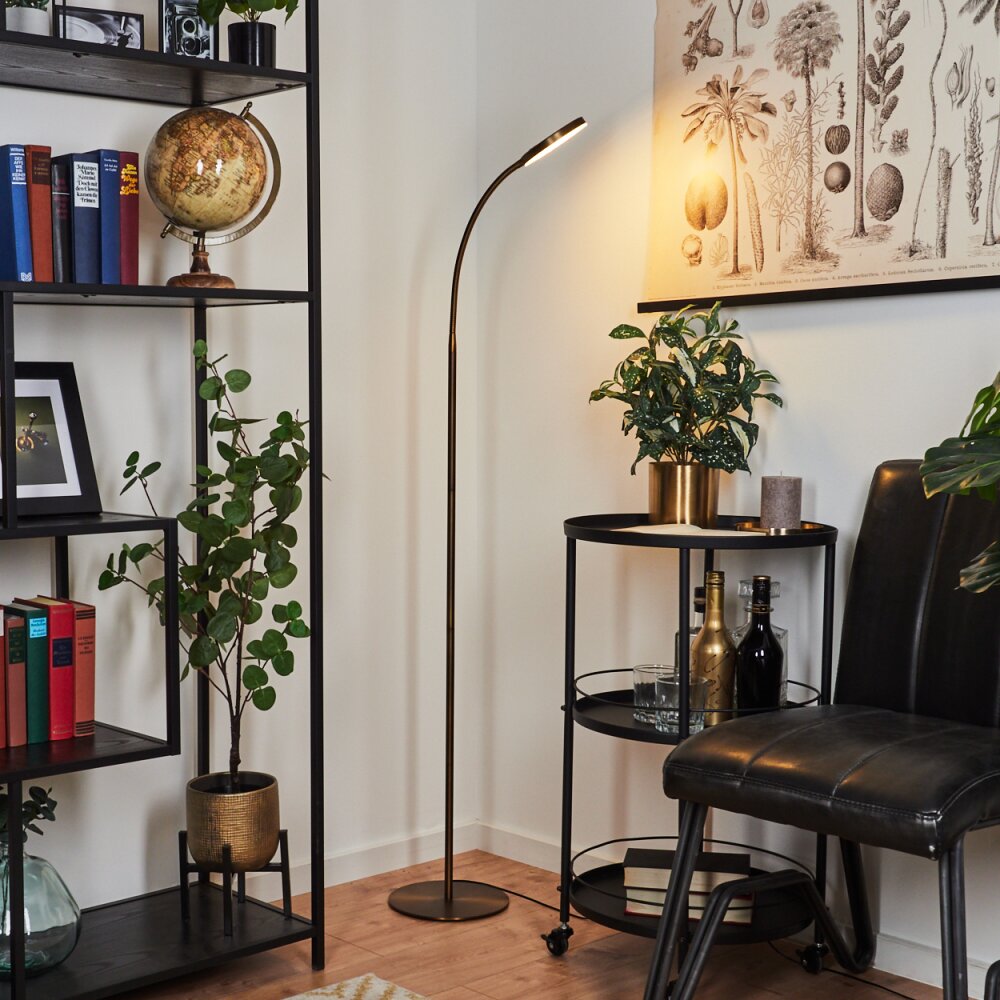 HALTIA Floor Lamp LED bronze, 1-light source