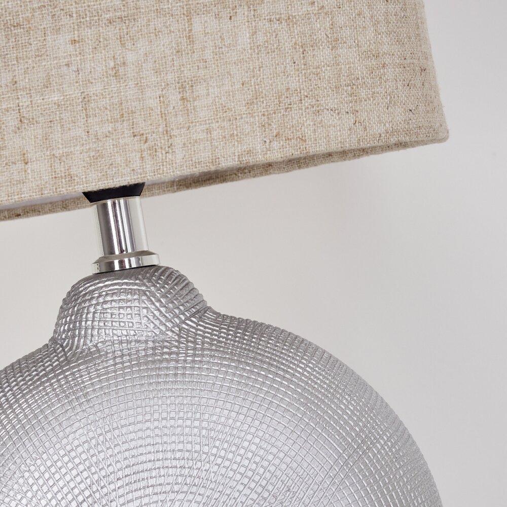 LAHNUS Table lamp chrome, silver, 1-light source