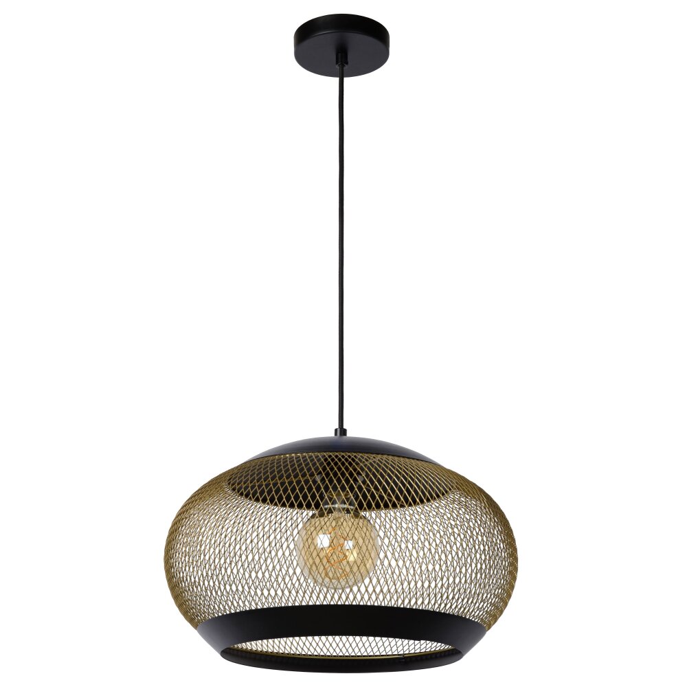 Lucide LUCAS Pendant Light black, 1-light source