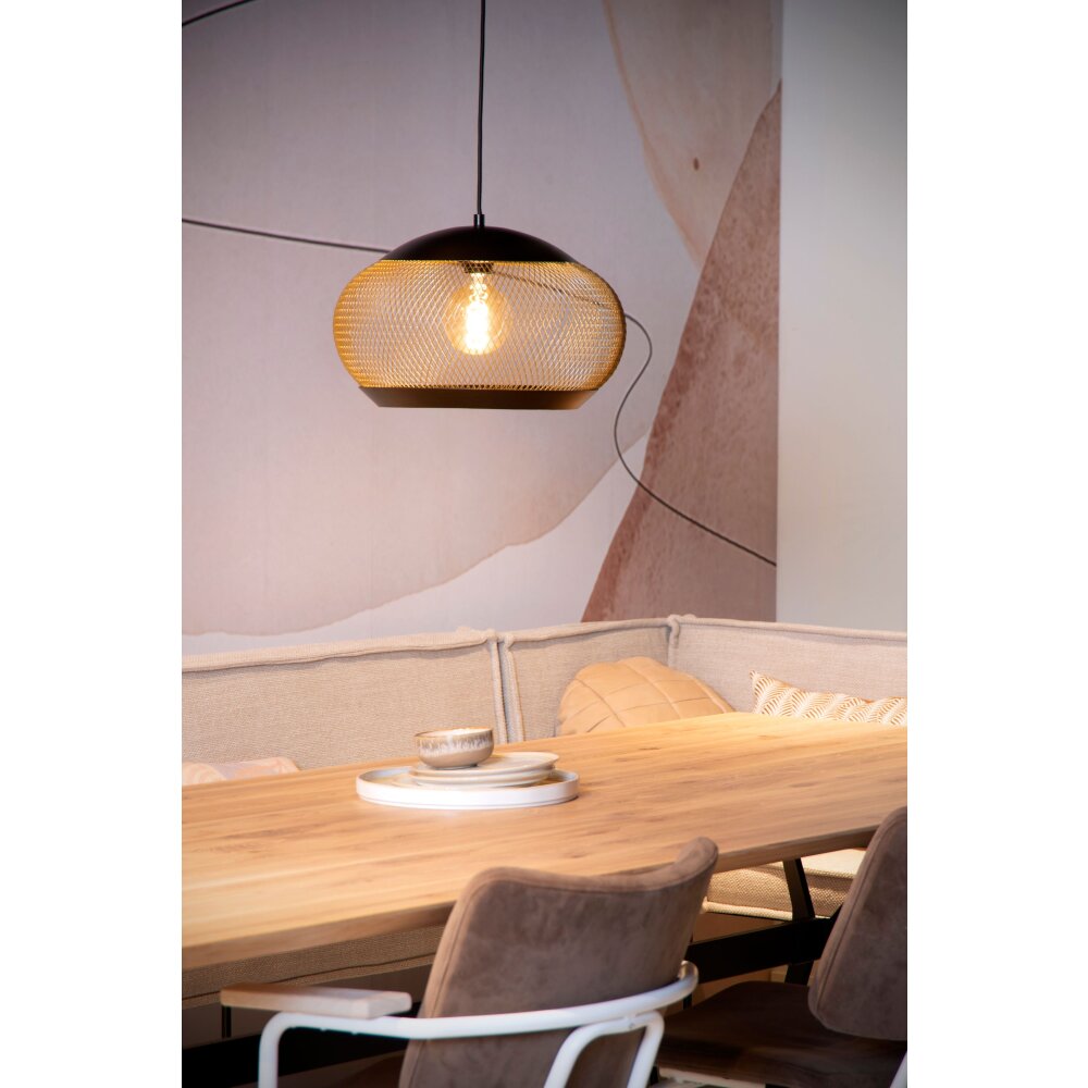 Lucide LUCAS Pendant Light black, 1-light source