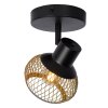 Lucide LUCAS Wall Light black, 1-light source