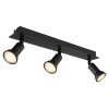 Globo DREW Ceiling Light black, 3-light sources