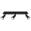 Globo DREW Ceiling Light black, 3-light sources