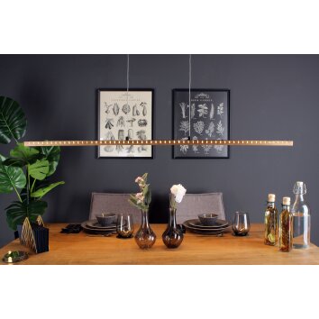 Luce-Design SOLARIS Pendant Light LED Ecru, black, 1-light source