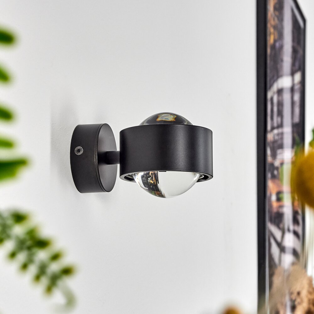 SAPRI Wall Light black, 1-light source