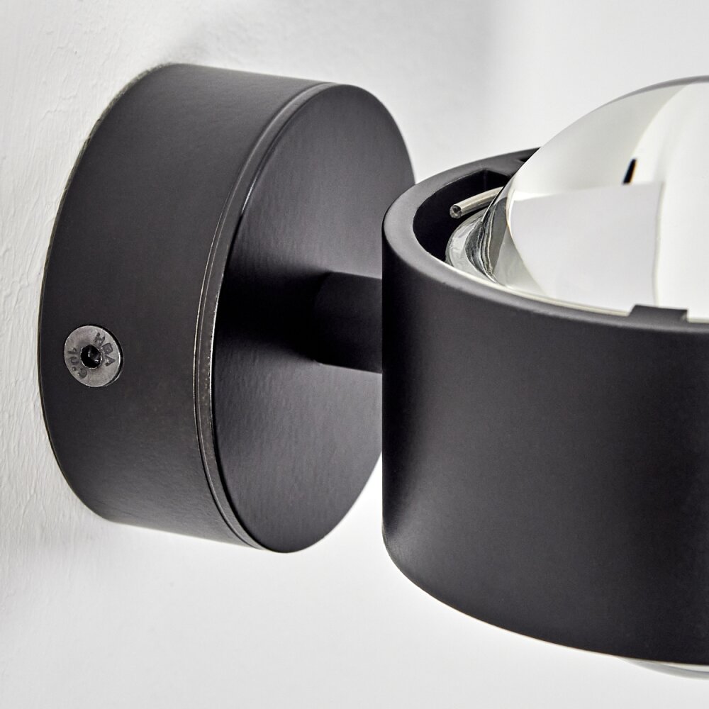 SAPRI Wall Light black, 1-light source