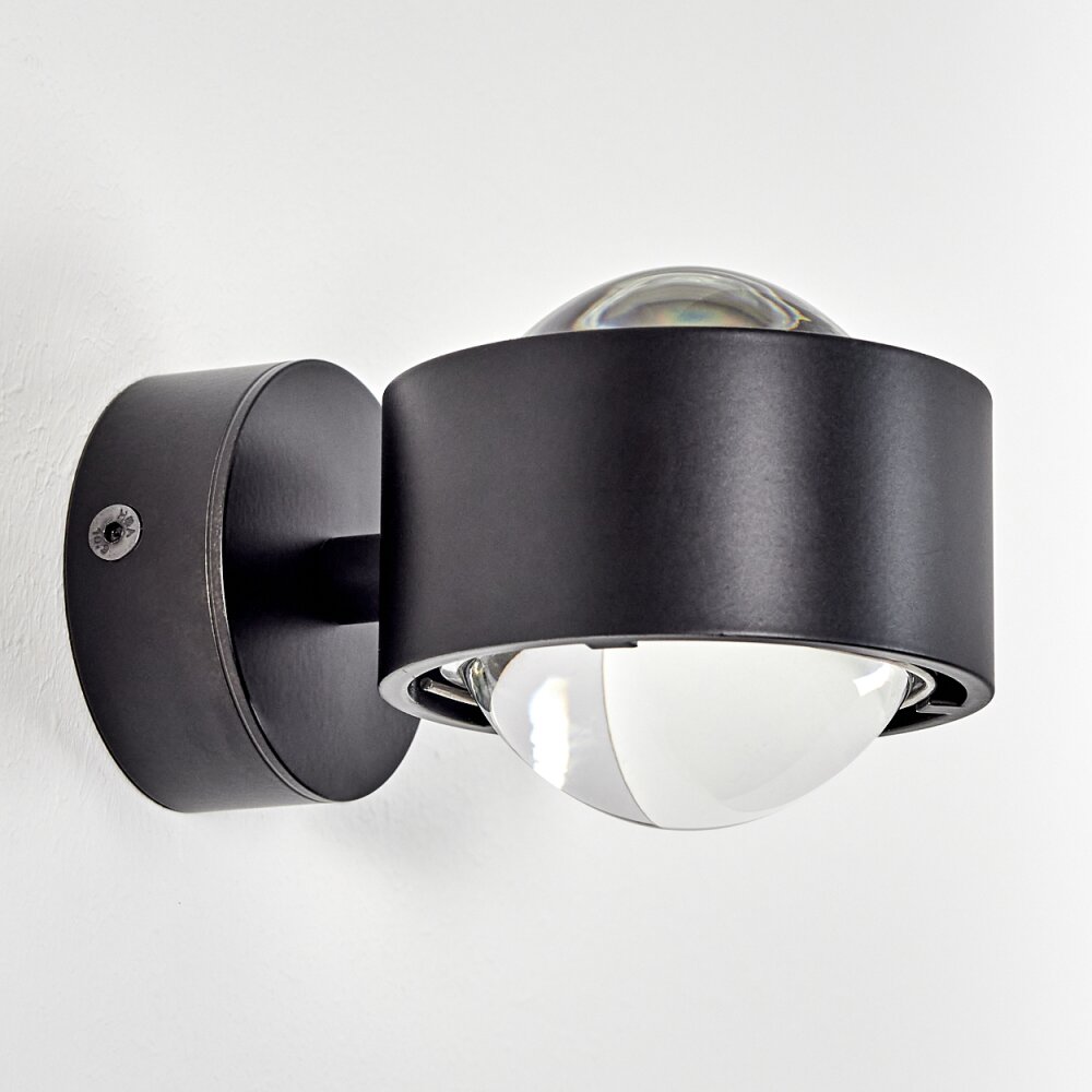 SAPRI Wall Light black, 1-light source