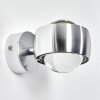 SAPRI Wall Light silver, 1-light source