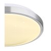 Globo GREGORY Ceiling Light LED aluminium, white, 1-light source, Motion sensor