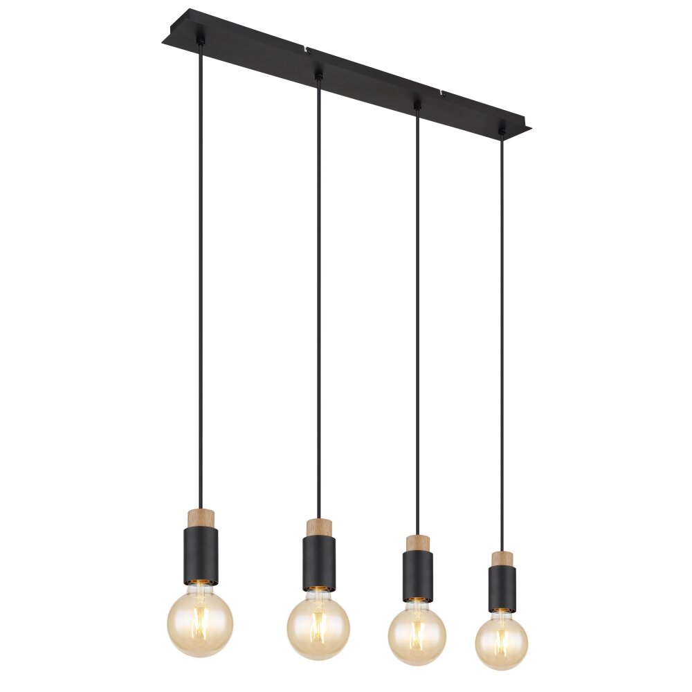 Globo MATTI Pendant Light Ecru, black, 4-light sources