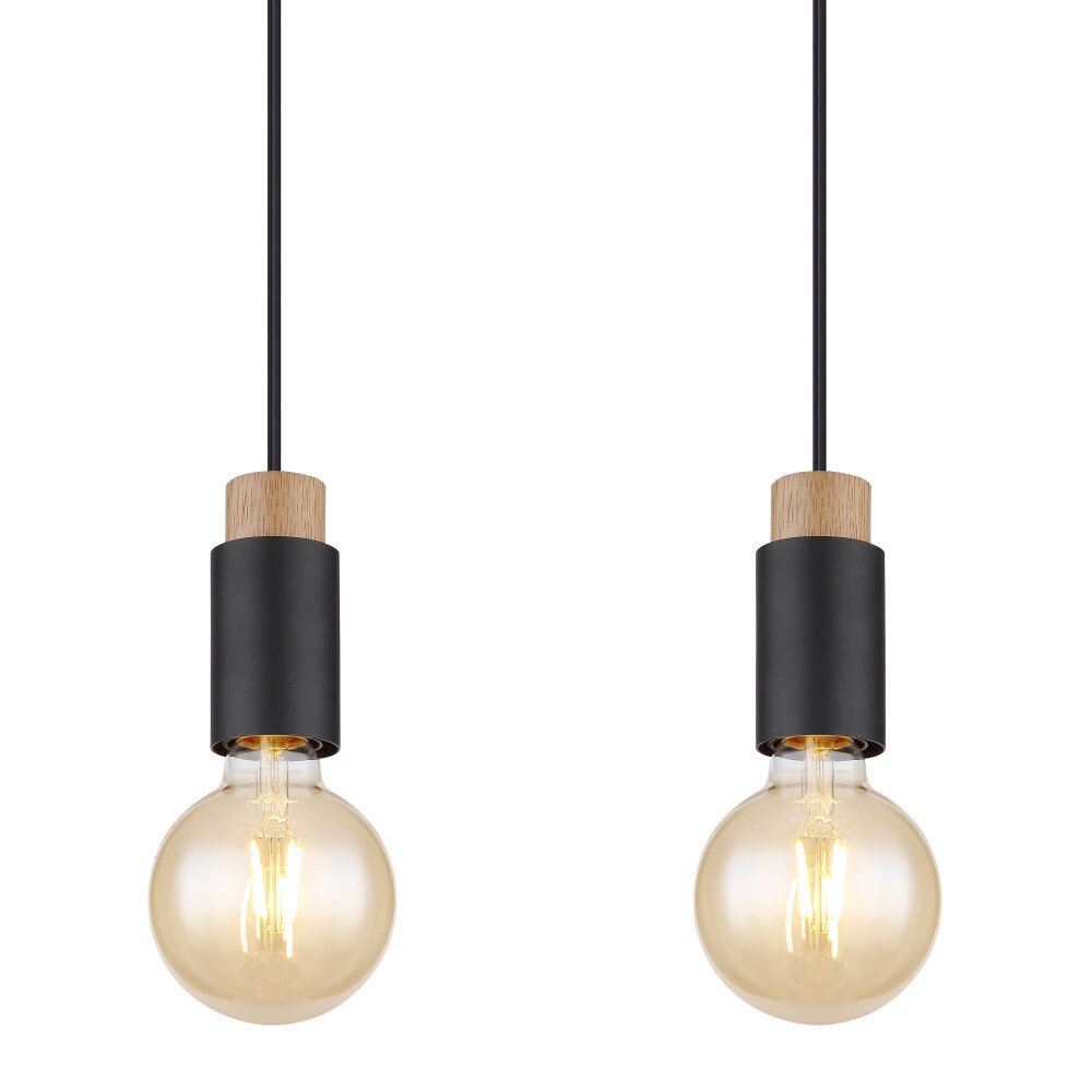 Globo MATTI Pendant Light Ecru, black, 4-light sources