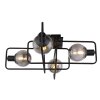 Globo BLAMA Ceiling Light black, 4-light sources