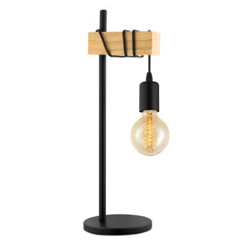 Eglo lights TOWNSHEND table lamp brown, black, 1-light source