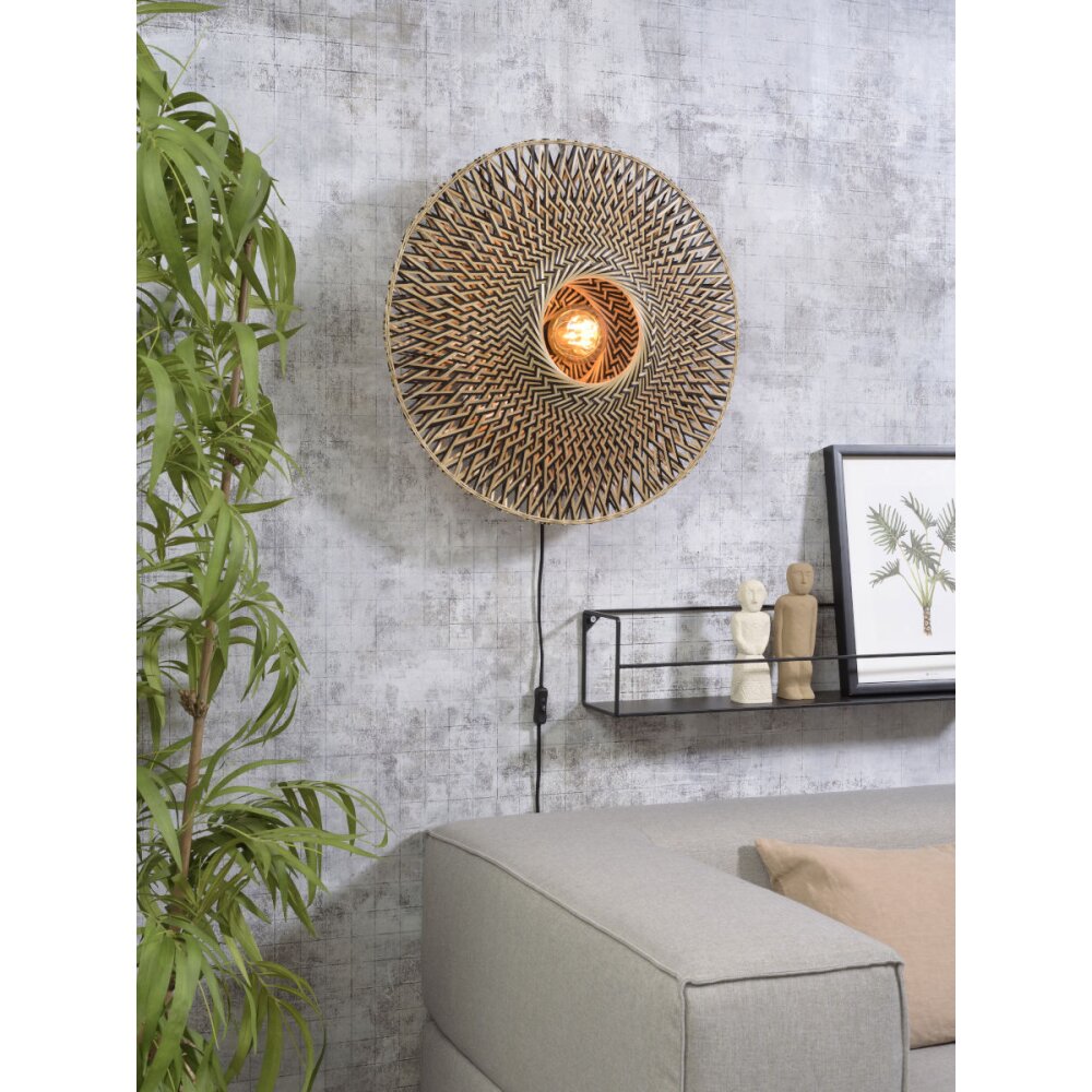 Good & Mojo BALI Wall Light black, 1-light source