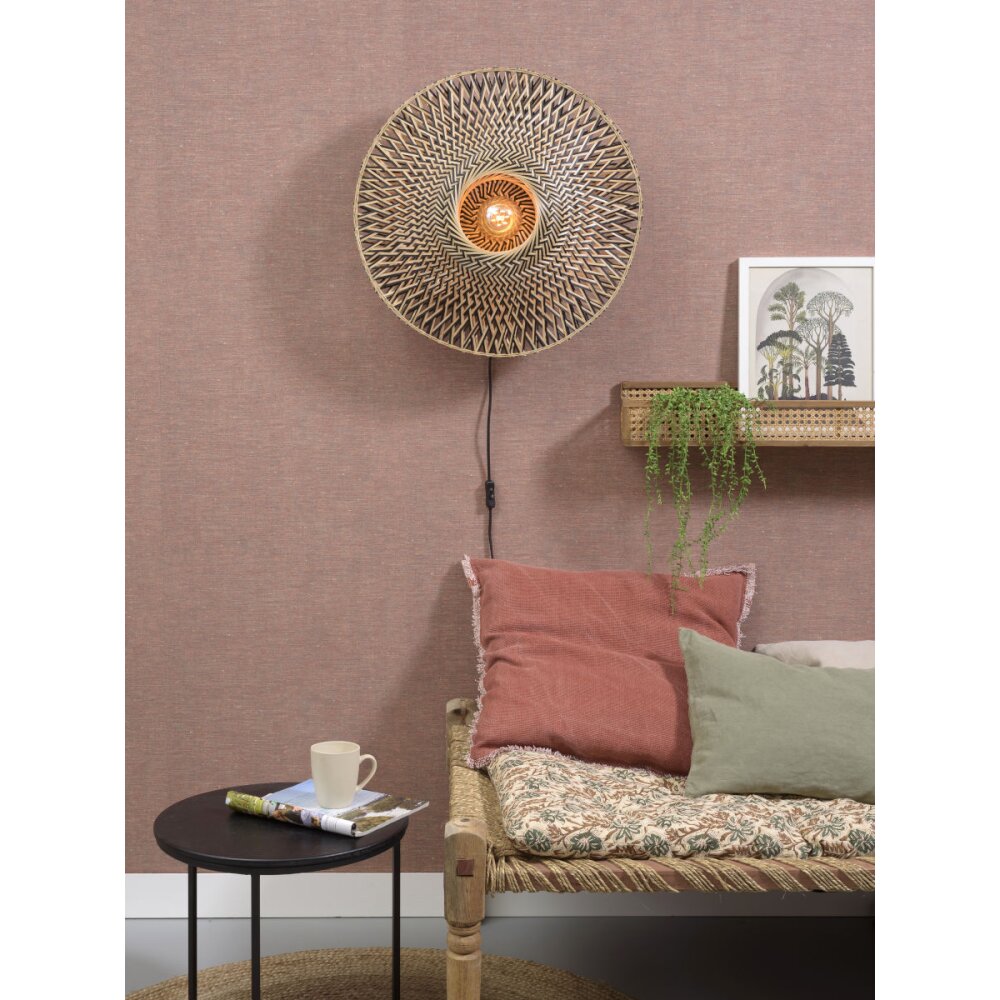 Good & Mojo BALI Wall Light black, 1-light source