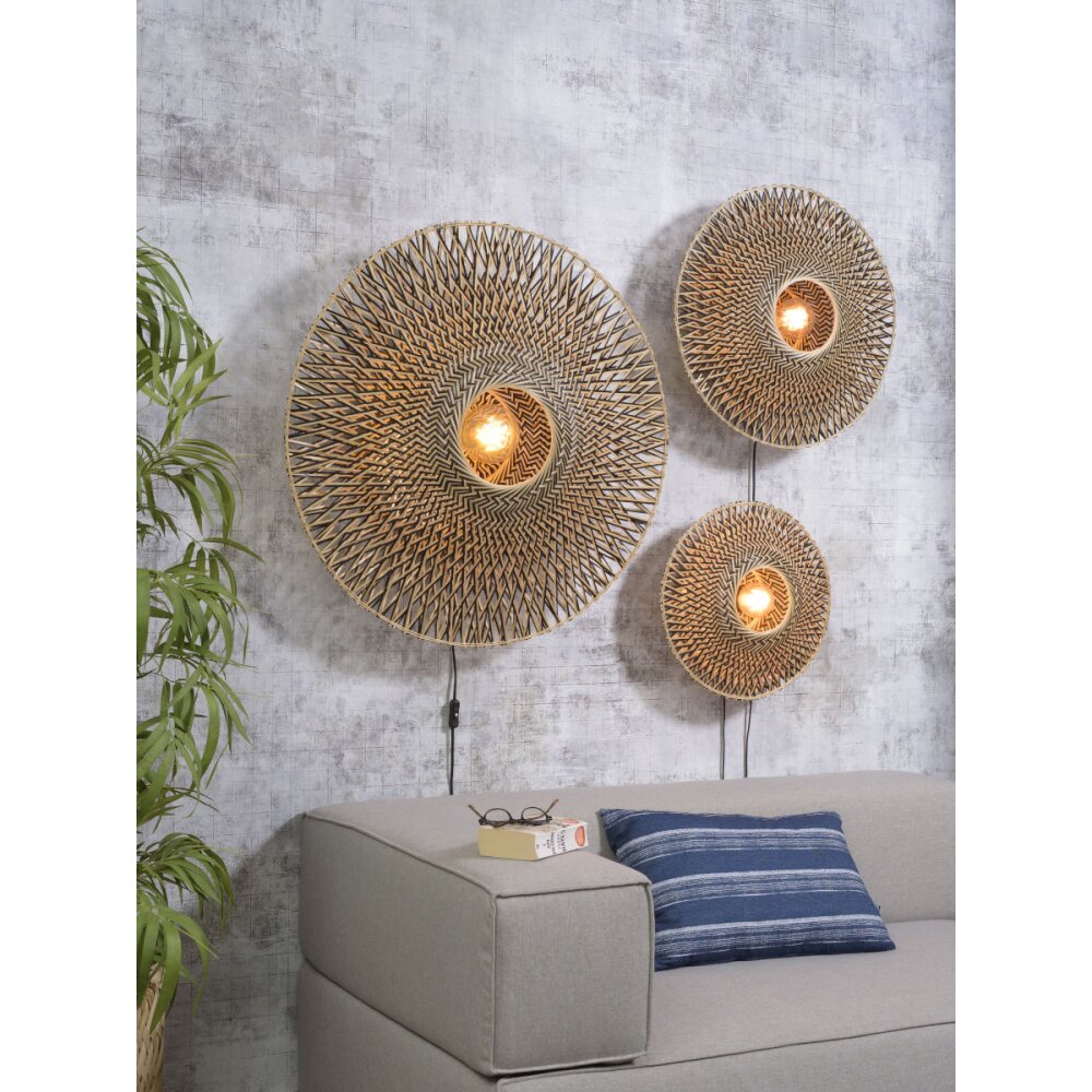 Good & Mojo BALI Wall Light black, 1-light source