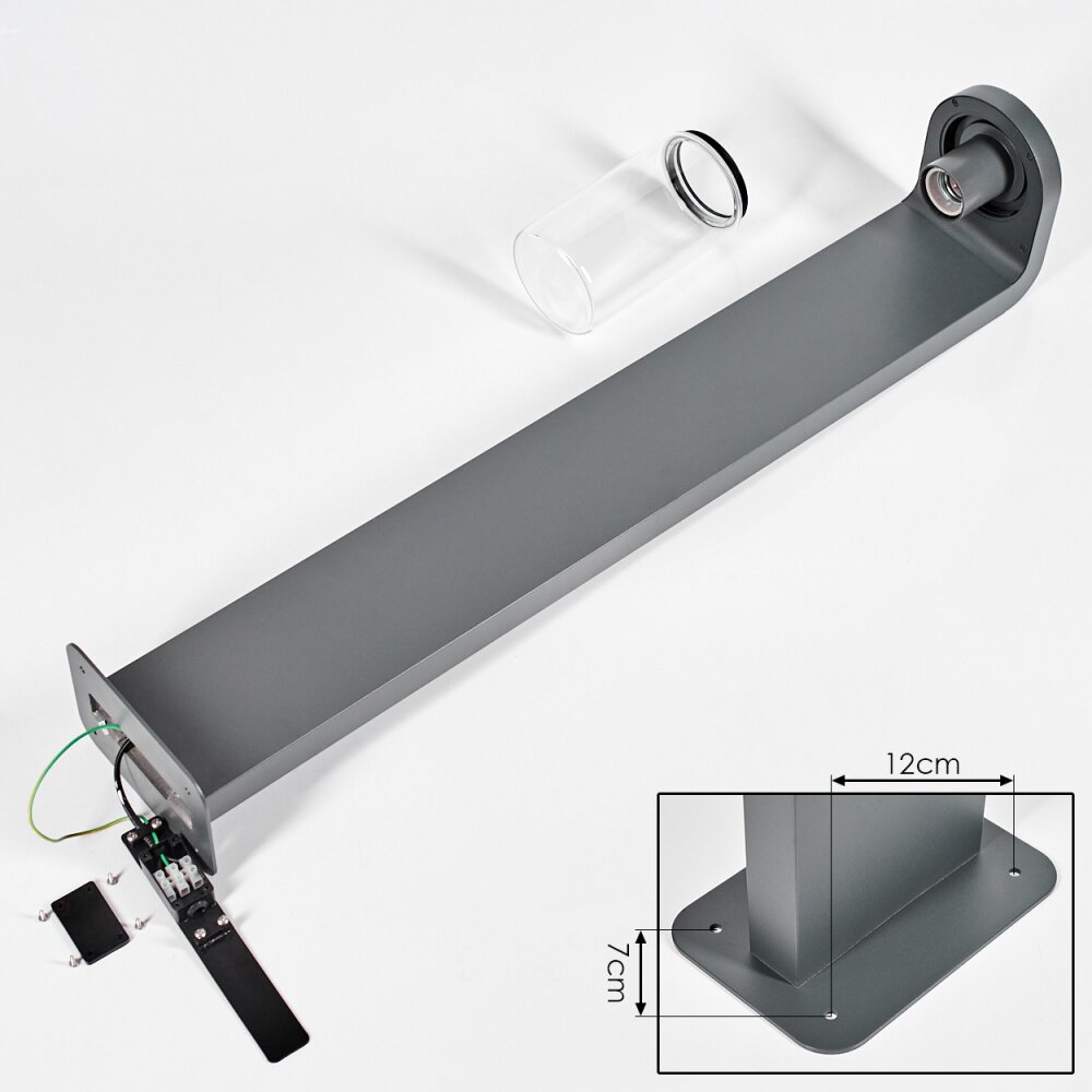 RADNOR path light anthracite, 1-light source