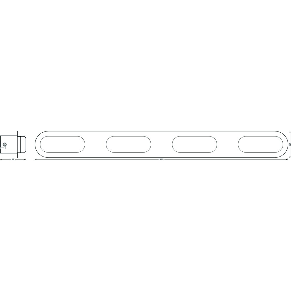 LEDVANCE BATHROOM Ceiling Light silver, 1-light source