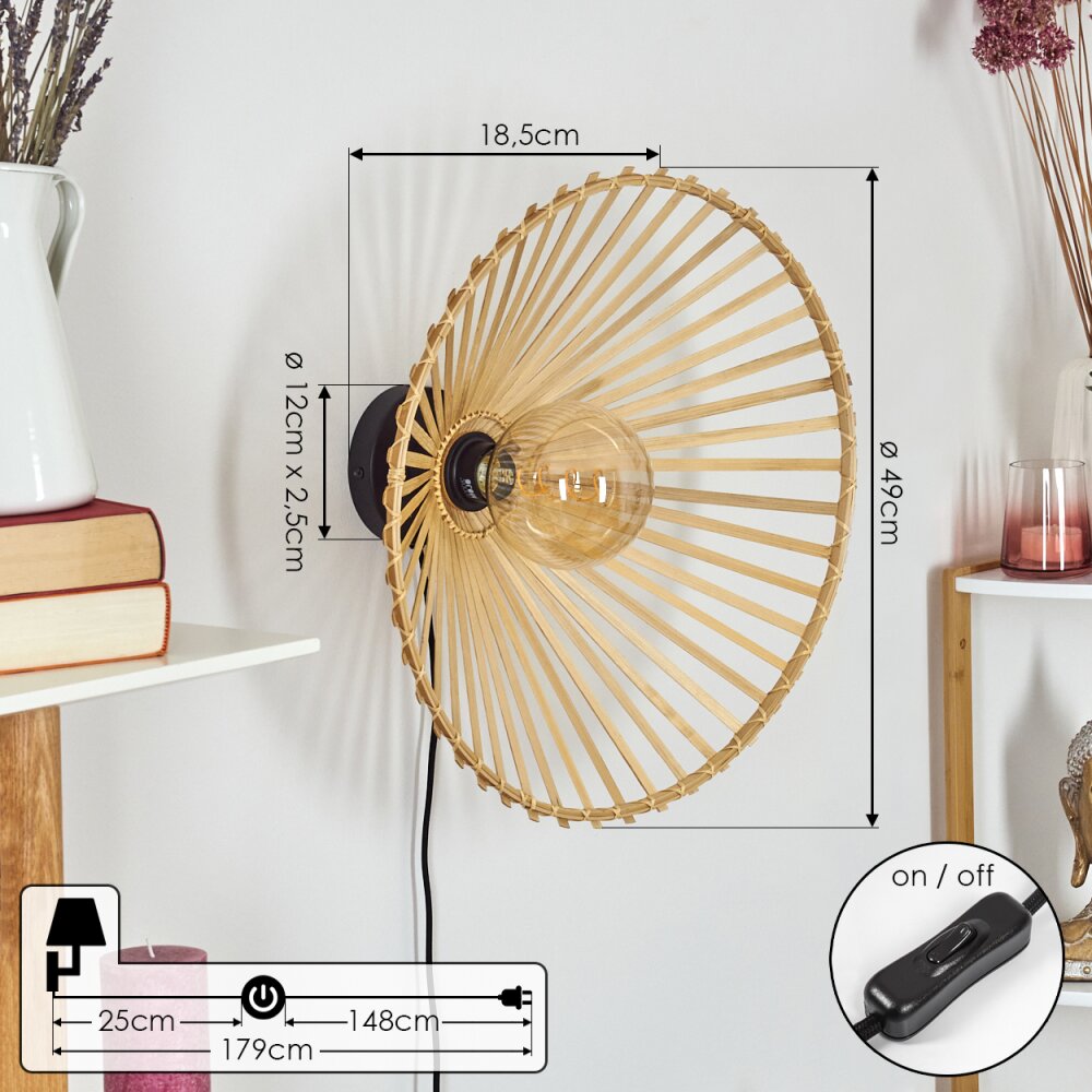 CALLIDE Wall Light black, 1-light source