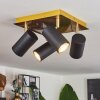 ZUOZ Ceiling Light brass, black, 4-light sources