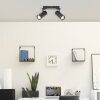 Brilliant KAMOLO Ceiling Light black, 2-light sources