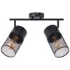 Brilliant KAMOLO Ceiling Light black, 2-light sources