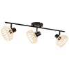 Brilliant NORAH Ceiling Light black, 3-light sources