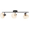 Brilliant NORAH Ceiling Light black, 3-light sources