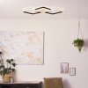 Brilliant DENNET Ceiling Light LED brown, black, 1-light source