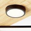 Brilliant WOODBRIDGE Ceiling Light LED brown, black, 1-light source